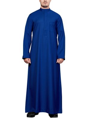 Royal Blue Pleated Thobe