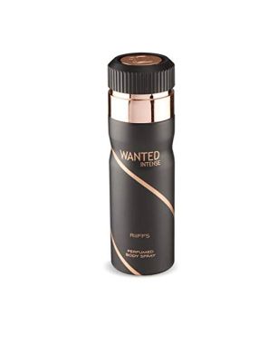 RIIFFS Men's Wanted Intense Perfume Body Spray - 200 ML