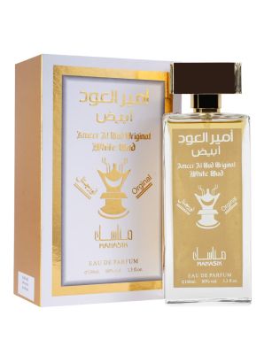 Manasik Ameer Al Oud Original White Oud Long Lasting 100ml Men Perfume, Aromatic, Woody & Ambery, Soothing Fragrance