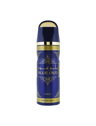 Nusuk Blue Oud Premium Imported Deodorant, Fresh & Soothing Fragrance, Long Lasting Body Spray For Men, Made in UAE, 200ml