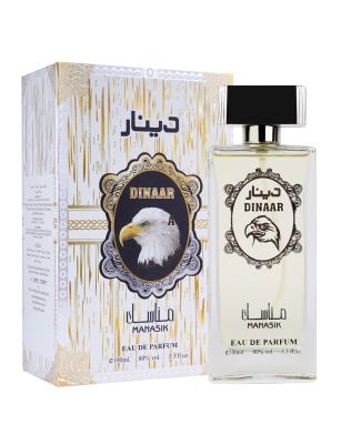 Manasik Dinaar Long Lasting 100ml Men Perfume, Woody, Warm Spicy & Powdery, Soothing Fragrance