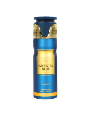RiiFFS Imperial Blue Premium Deodorant, Fresh & Soothing Fragrance, Long Lasting Body Spray For Men, 200ml