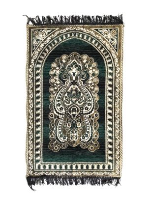 DARK GREEN MUSALLA/JANAMAZ/PRAYER MAT