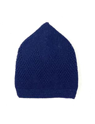 Turkey Sufi Knitting Cap Navy Blue