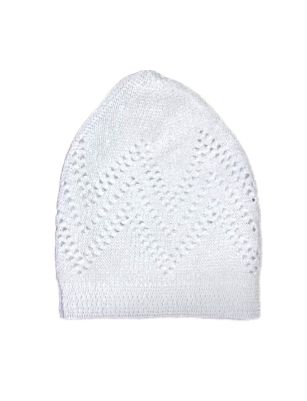 Turkey Sufi Knitting Cap White