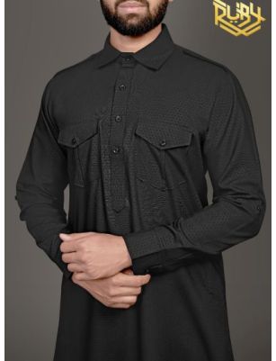 Black Crystal Thobe-Black